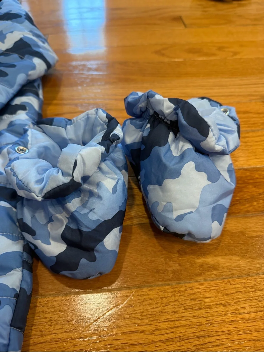 First Impressions- Baby Snowsuit w/ Faux Fur Hood